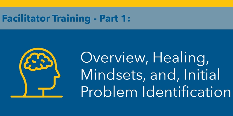 Facilitator Training - Part 1: Overview, Healing, Mindsets and, Initial Problem Identification