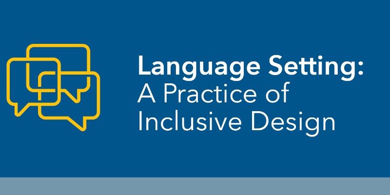 Language Setting: A Practice of Inclusive Design